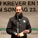 13 october: Crown Prince Haakon speaks at the Norwegian People's Aid event before this year's National fundraiser  (Photo: Roger Fosaas, Stella Pictures)